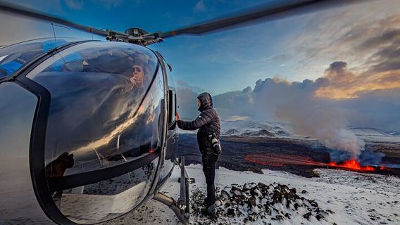 Helicopter experience in Reykjavik