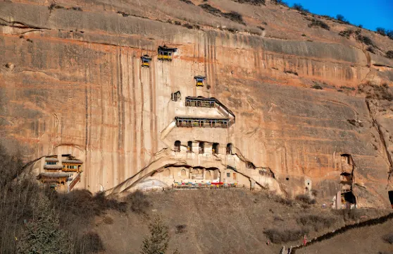 馬蹄石窟群旅遊區門票（包括北寺石窟票）+來回觀光車成人
