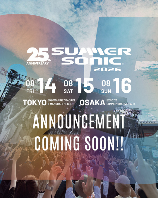 日本千葉 · 2026 Summer Sonic Tokyo 音樂節 | ZOZO海洋球場
