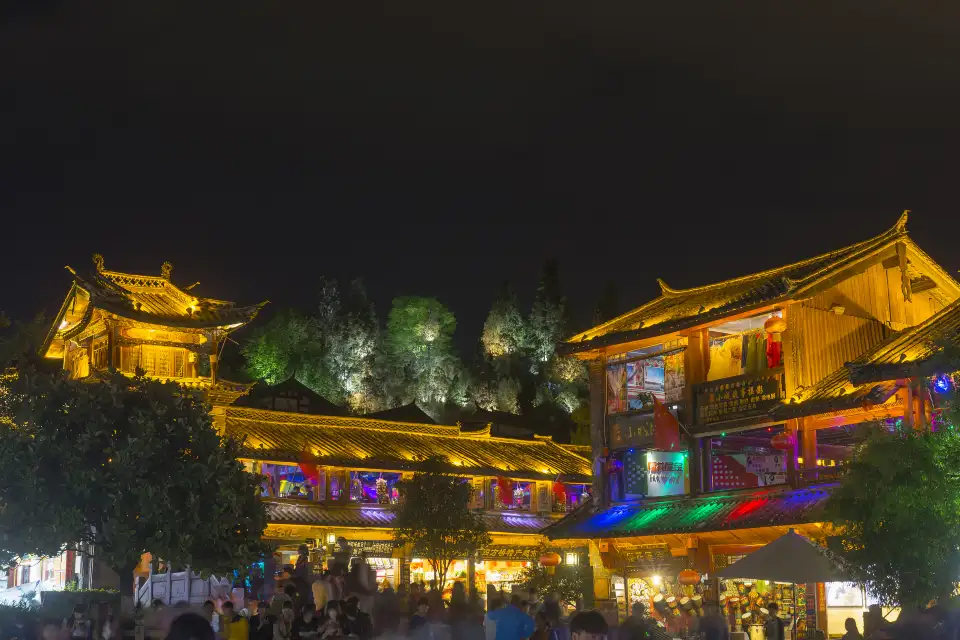 麗江自由行, 四方街