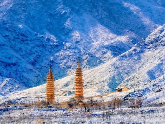 Double Pagodas at Baisikou