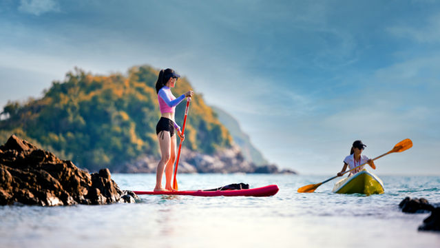 Paddleboarding in Phuket