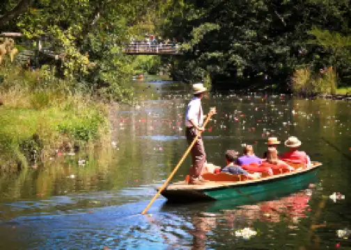 Punting On The Avon (Antigua Boat Sheds)