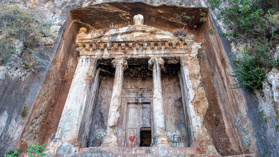 Amyntas Rock Tombs