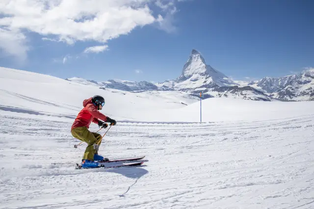 Skiing in Zermatt
