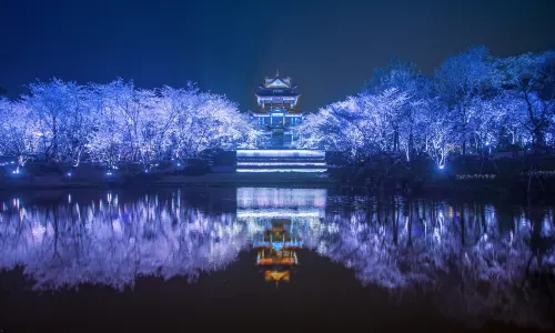 wu xi tai hu yuan tou zhu feng jing qu - shang ying lou