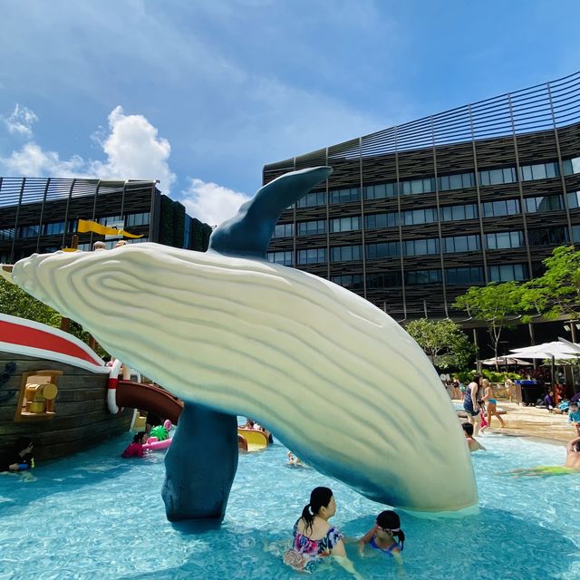 疫情期間支持本地遊，staycation 最新嘅海洋公園萬豪酒店，房間同泳池都好滿意