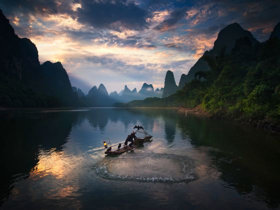 Bamboo Rafting on the Li River in Xingping