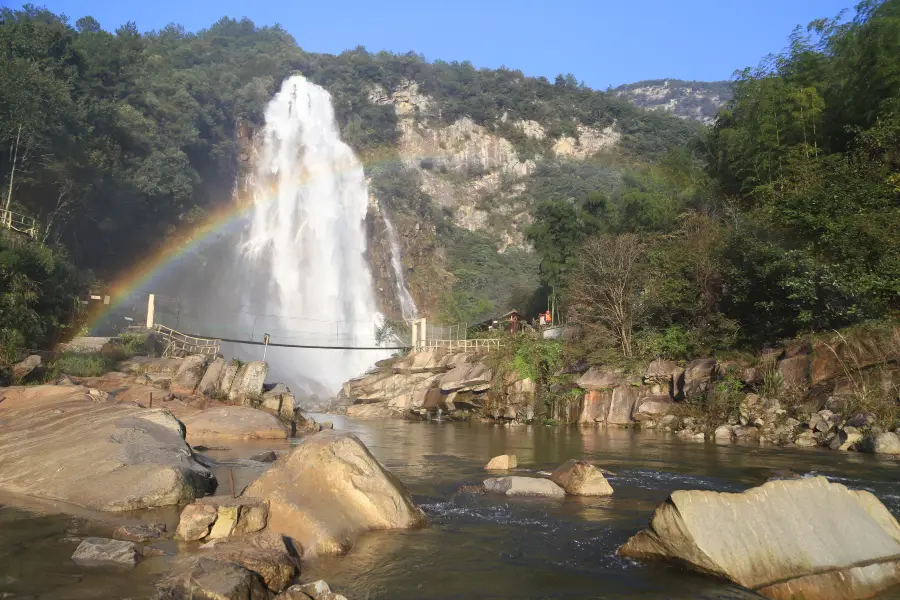 Dabie Mountain Rainbow Waterfall