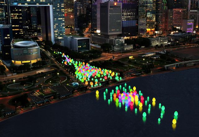 【中國香港】teamLab: 光漣｜藝術＠維港2024｜展覽 | 添馬公園