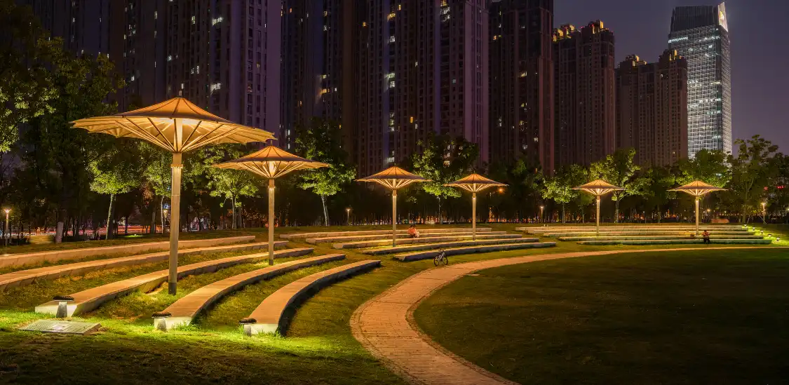 그린 축 공원 주변 호텔