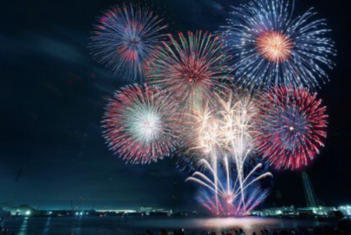 Himeji Port Festival Sea Fireworks Display | Himeji