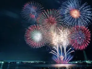 Himeji Port Festival Sea Fireworks Display