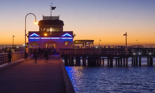 St Kilda beach