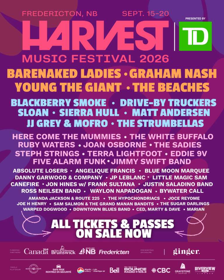 Fredericton丨Harvest Music Festival 2026 | Fredericton