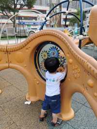 高電量小朋友放電好去處 - 位於顯徑站既新公園顯田遊樂場