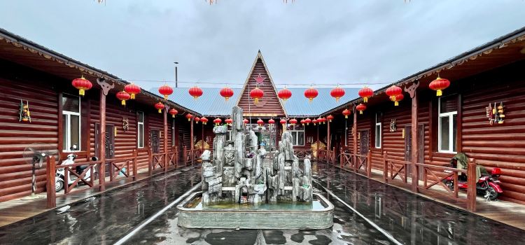 山源农家院柴火铁锅炖