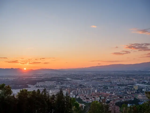 Sunsets in Mangshi