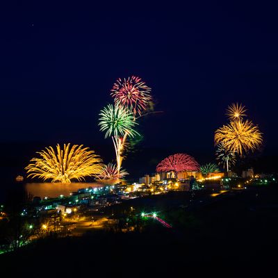Lake Toyako Long Run Fireworks
