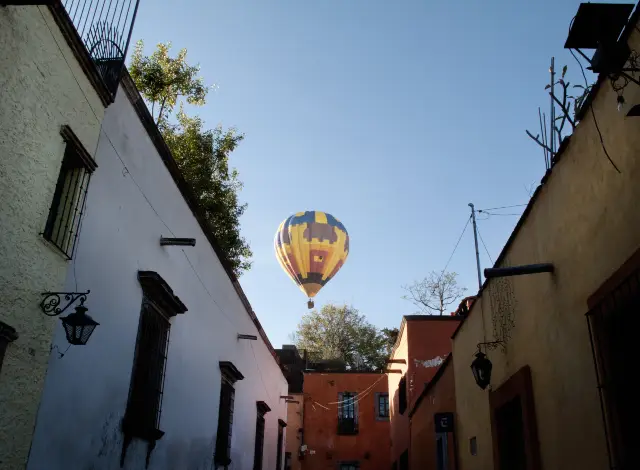Hot air ballooning in Mexico