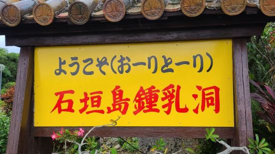 石垣島最大級の鍾乳洞、奥行きぐ長く、歩いて回るのに30分ぐら