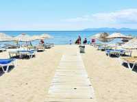 Nice beach on the Aegean Sea