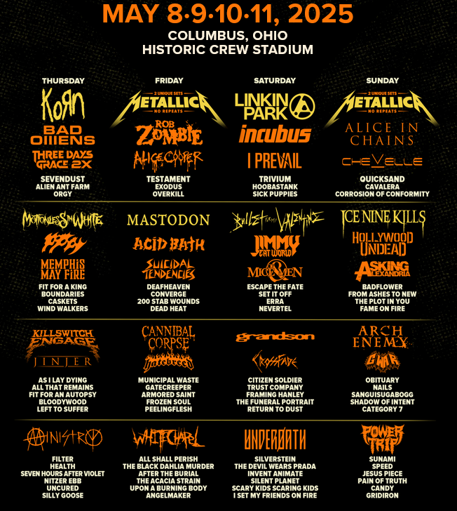 Sonic Temple Art & Music Festival 2025 | Historic Crew Stadium