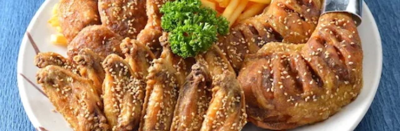 Furaibo Sakae Ganso chicken wings fried