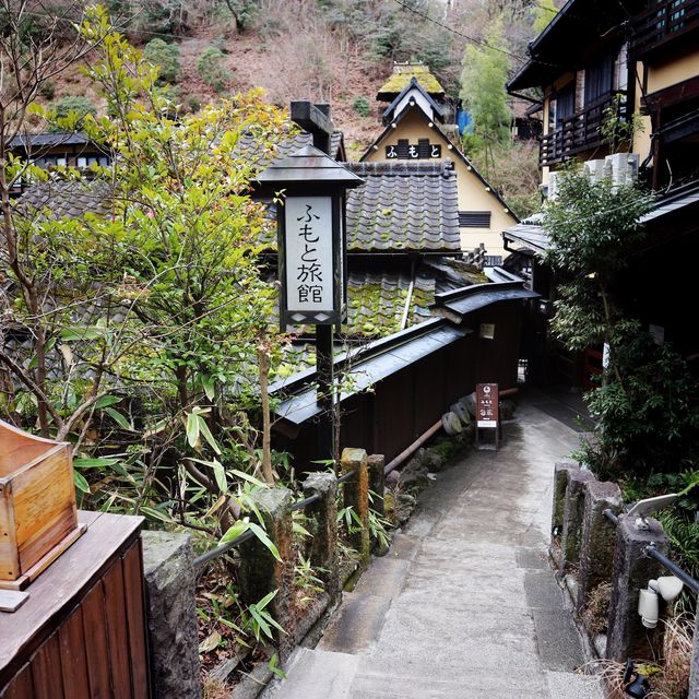 入湯手形で湯巡り"黒川温泉"﻿
