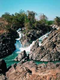 Trekking to the waterfall