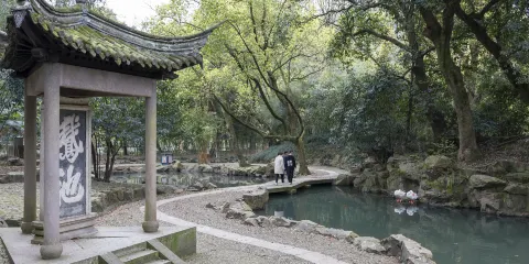 蘭亭景區-鵝池碑亭