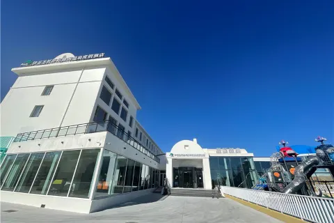 산토리니 블루 돔 오션뷰 온천