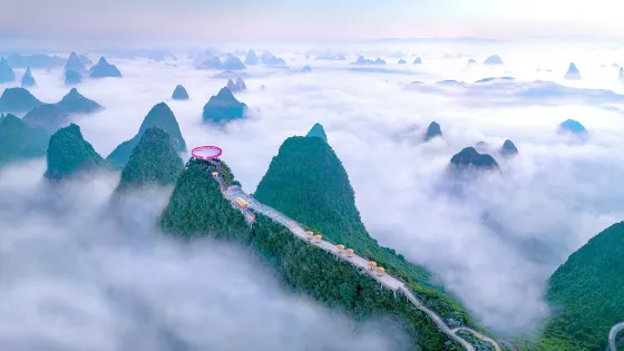 陽朔如意峯索道景區