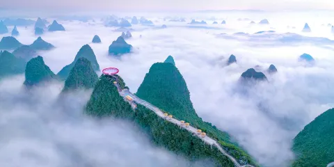 陽朔如意峯索道景區