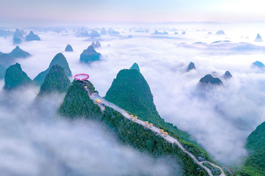 陽朔如意峯索道景區