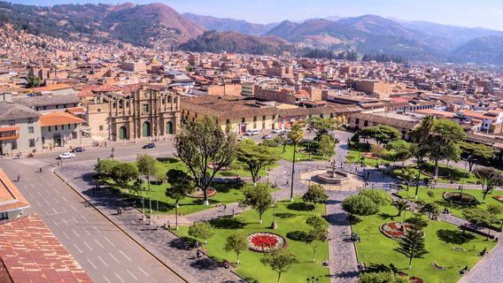 Plaza de Armas of Cajamarca