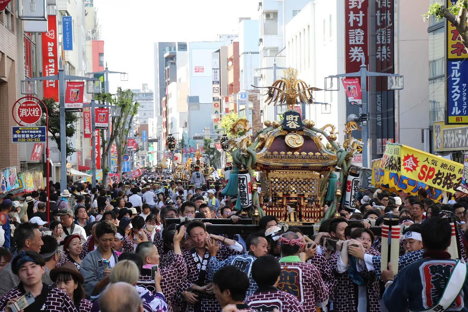 Urawa Festival: Mikoshi Procession | Saitama City