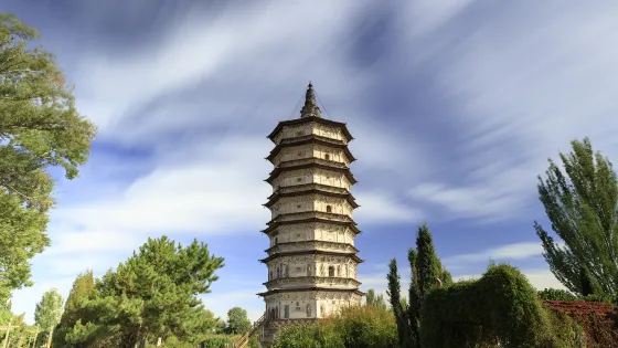 豐州故城博物館-萬部華嚴經塔