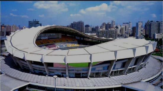 记得是1997年 ，特别为第八届全运会打造 ，体育馆可以坐8