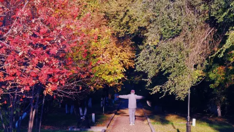 Heilongjiang Park attraction in Heihe