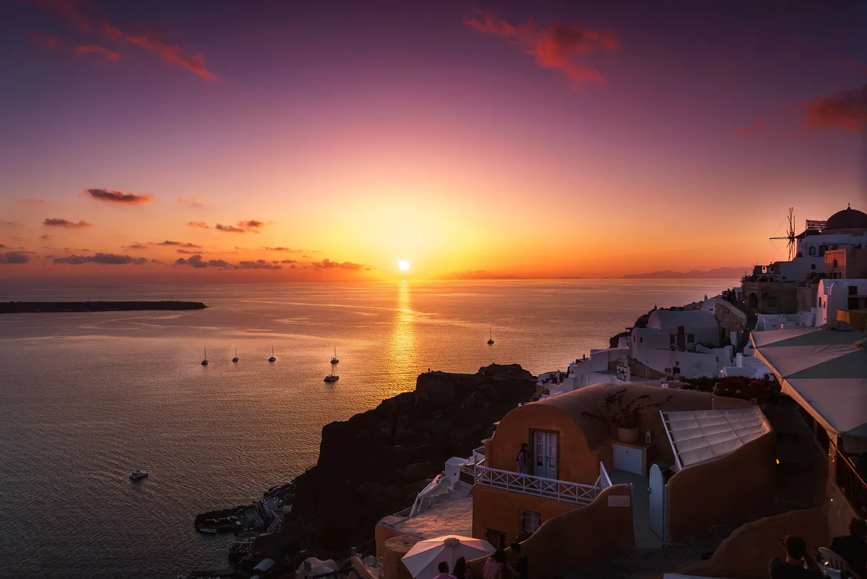 4_Sunset of Santorini