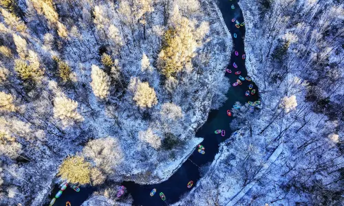 Changbai Mountain Daquan River Drifting