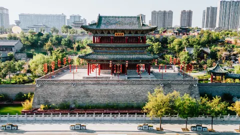Chishen Temple attraction in Yuncheng
