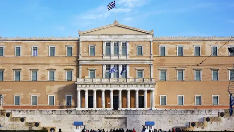 Syntagma Square attraction in Athens