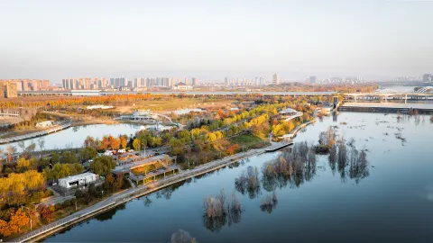 Xi'an Chanba National Wetland Park attraction in Xi'an