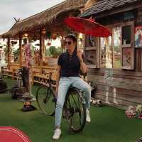 ฮักน่าน คาเฟ่กลางทุ่งนาวิวภูเขา 360 องศา