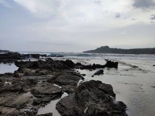 Beautiful beach in small village