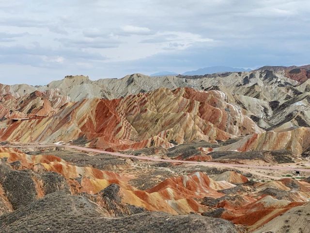 The Famous Colorful Hills of Zhangye