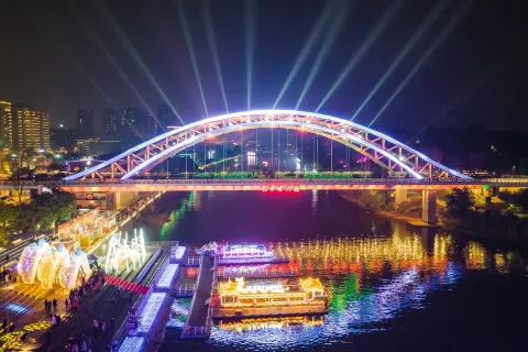 Night Cruise of Fuxi River