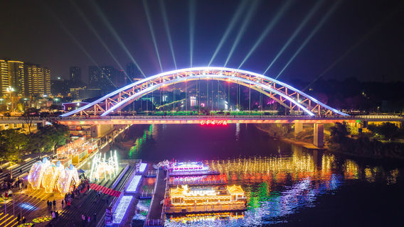 Night Cruise of Fuxi River